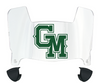 George Mason Patriots Mini Football Helmet Visor Shield w/ Clips - PICK VISOR & LOGO COLOR