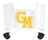 George Mason Patriots Mini Football Helmet Visor Shield w/ Clips - PICK VISOR & LOGO COLOR
