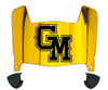 George Mason Patriots Mini Football Helmet Visor Shield w/ Clips - PICK VISOR & LOGO COLOR