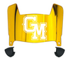 George Mason Patriots Mini Football Helmet Visor Shield w/ Clips - PICK VISOR & LOGO COLOR