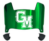 George Mason Patriots Mini Football Helmet Visor Shield w/ Clips - PICK VISOR & LOGO COLOR