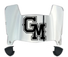 George Mason Patriots Mini Football Helmet Visor Shield w/ Clips - PICK VISOR & LOGO COLOR