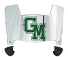 George Mason Patriots Mini Football Helmet Visor Shield w/ Clips - PICK VISOR & LOGO COLOR