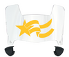 George Mason Patriots Mini Football Helmet Visor Shield w/ Clips - PICK VISOR & LOGO COLOR
