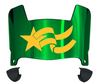 George Mason Patriots Mini Football Helmet Visor Shield w/ Clips - PICK VISOR & LOGO COLOR