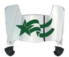 George Mason Patriots Mini Football Helmet Visor Shield w/ Clips - PICK VISOR & LOGO COLOR