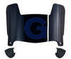 Georgetown Hoyas Mini Football Helmet Visor Shield w/ Clips - PICK VISOR & LOGO COLOR - SportsJewelryProShop