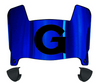 Georgetown Hoyas Mini Football Helmet Visor Shield w/ Clips - PICK VISOR & LOGO COLOR - SportsJewelryProShop