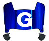 Georgetown Hoyas Mini Football Helmet Visor Shield w/ Clips - PICK VISOR & LOGO COLOR - SportsJewelryProShop