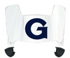 Georgetown Hoyas Mini Football Helmet Visor Shield w/ Clips - PICK VISOR & LOGO COLOR - SportsJewelryProShop