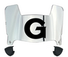 Georgetown Hoyas Mini Football Helmet Visor Shield w/ Clips - PICK VISOR & LOGO COLOR - SportsJewelryProShop
