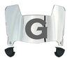 Georgetown Hoyas Mini Football Helmet Visor Shield w/ Clips - PICK VISOR & LOGO COLOR - SportsJewelryProShop