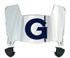 Georgetown Hoyas Mini Football Helmet Visor Shield w/ Clips - PICK VISOR & LOGO COLOR - SportsJewelryProShop