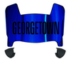Georgetown Hoyas Mini Football Helmet Visor Shield w/ Clips - PICK VISOR & LOGO COLOR - SportsJewelryProShop