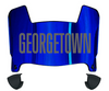 Georgetown Hoyas Mini Football Helmet Visor Shield w/ Clips - PICK VISOR & LOGO COLOR - SportsJewelryProShop