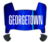 Georgetown Hoyas Mini Football Helmet Visor Shield w/ Clips - PICK VISOR & LOGO COLOR - SportsJewelryProShop