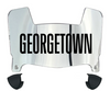 Georgetown Hoyas Mini Football Helmet Visor Shield w/ Clips - PICK VISOR & LOGO COLOR - SportsJewelryProShop