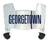 Georgetown Hoyas Mini Football Helmet Visor Shield w/ Clips - PICK VISOR & LOGO COLOR - SportsJewelryProShop