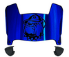 Georgetown Hoyas Mini Football Helmet Visor Shield w/ Clips - PICK VISOR & LOGO COLOR - SportsJewelryProShop