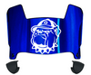 Georgetown Hoyas Mini Football Helmet Visor Shield w/ Clips - PICK VISOR & LOGO COLOR - SportsJewelryProShop