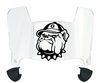 Georgetown Hoyas Mini Football Helmet Visor Shield w/ Clips - PICK VISOR & LOGO COLOR - SportsJewelryProShop