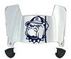 Georgetown Hoyas Mini Football Helmet Visor Shield w/ Clips - PICK VISOR & LOGO COLOR - SportsJewelryProShop