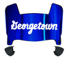 Georgetown Hoyas Mini Football Helmet Visor Shield w/ Clips - PICK VISOR & LOGO COLOR - SportsJewelryProShop