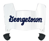 Georgetown Hoyas Mini Football Helmet Visor Shield w/ Clips - PICK VISOR & LOGO COLOR - SportsJewelryProShop