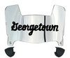 Georgetown Hoyas Mini Football Helmet Visor Shield w/ Clips - PICK VISOR & LOGO COLOR - SportsJewelryProShop