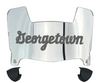 Georgetown Hoyas Mini Football Helmet Visor Shield w/ Clips - PICK VISOR & LOGO COLOR - SportsJewelryProShop