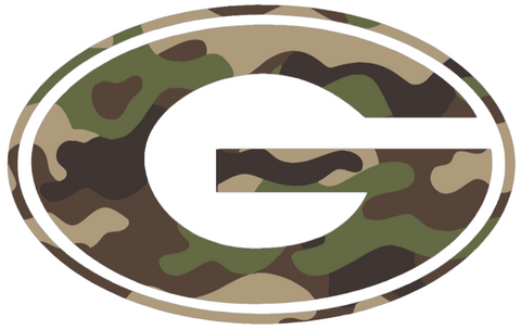 Georgia Bulldogs Woodland Camo Camouflage Team Logo Premium DieCut Vinyl Decal PICK SIZE
