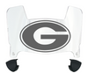 Georgia Bulldogs Mini Football Helmet Visor Shield w/ Clips - PICK VISOR & LOGO COLOR