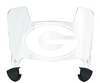 Georgia Bulldogs Mini Football Helmet Visor Shield w/ Clips - PICK VISOR & LOGO COLOR