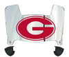 Georgia Bulldogs Mini Football Helmet Visor Shield w/ Clips - PICK VISOR & LOGO COLOR