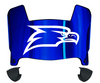 Georgia Southern Eagles Mini Football Helmet Visor Shield w/ Clips - PICK VISOR & LOGO COLOR