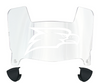 Georgia Southern Eagles Mini Football Helmet Visor Shield w/ Clips - PICK VISOR & LOGO COLOR