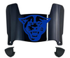 Georgia State Panthers Mini Football Helmet Visor Shield w/ Clips - PICK VISOR & LOGO COLOR