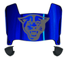 Georgia State Panthers Mini Football Helmet Visor Shield w/ Clips - PICK VISOR & LOGO COLOR