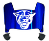 Georgia State Panthers Mini Football Helmet Visor Shield w/ Clips - PICK VISOR & LOGO COLOR
