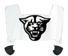 Georgia State Panthers Mini Football Helmet Visor Shield w/ Clips - PICK VISOR & LOGO COLOR