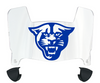 Georgia State Panthers Mini Football Helmet Visor Shield w/ Clips - PICK VISOR & LOGO COLOR