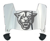 Georgia State Panthers Mini Football Helmet Visor Shield w/ Clips - PICK VISOR & LOGO COLOR