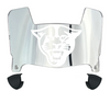 Georgia State Panthers Mini Football Helmet Visor Shield w/ Clips - PICK VISOR & LOGO COLOR