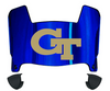 Georgia Tech Yellow Jackets Mini Football Helmet Visor Shield w/ Clips - PICK VISOR & LOGO COLOR