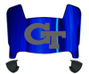 Georgia Tech Yellow Jackets Mini Football Helmet Visor Shield w/ Clips - PICK VISOR & LOGO COLOR