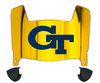Georgia Tech Yellow Jackets Mini Football Helmet Visor Shield w/ Clips - PICK VISOR & LOGO COLOR