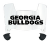 Georgia Bulldogs Mini Football Helmet Visor Shield w/ Clips - PICK VISOR & LOGO COLOR