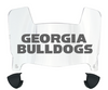 Georgia Bulldogs Mini Football Helmet Visor Shield w/ Clips - PICK VISOR & LOGO COLOR