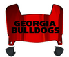 Georgia Bulldogs Mini Football Helmet Visor Shield w/ Clips - PICK VISOR & LOGO COLOR