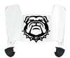 Georgia Bulldogs Mini Football Helmet Visor Shield w/ Clips - PICK VISOR & LOGO COLOR